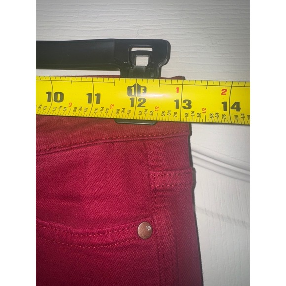 Judy, blue burgundy corduroy pants size 3/26 - Picture 6 of 7